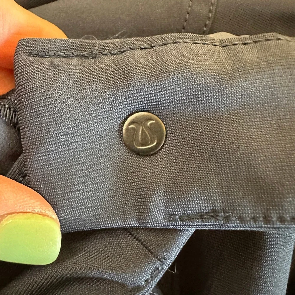 Lululemon Warpstreme High Rise Womens Navy‎ Blue Tapered Jogger Pants 32 LW5EAOS
